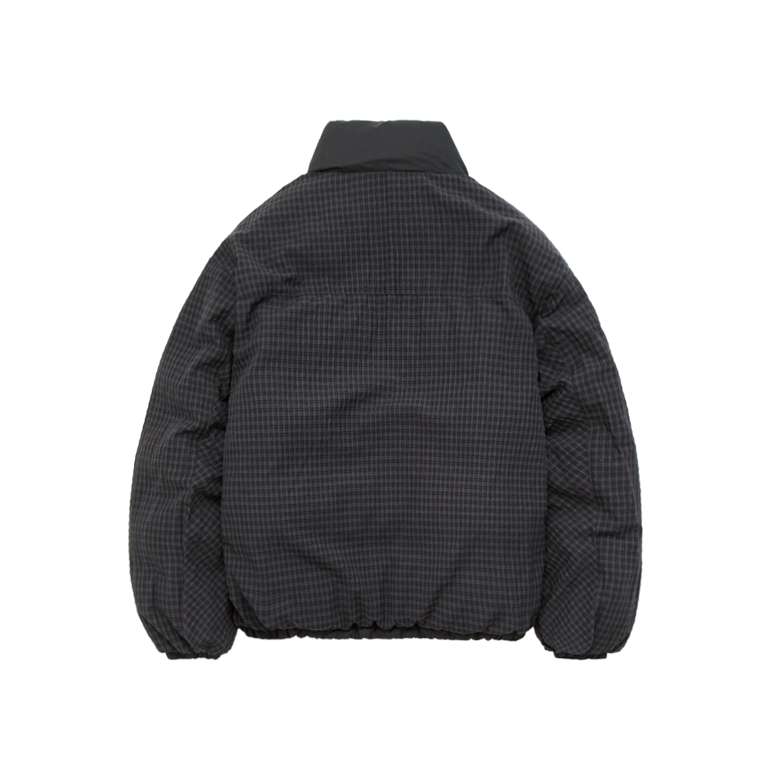 Polyteru - Reversible Puffer Jacket Sage + (Charcoal Check) product image 2 | TRAB K-Fashion Australia