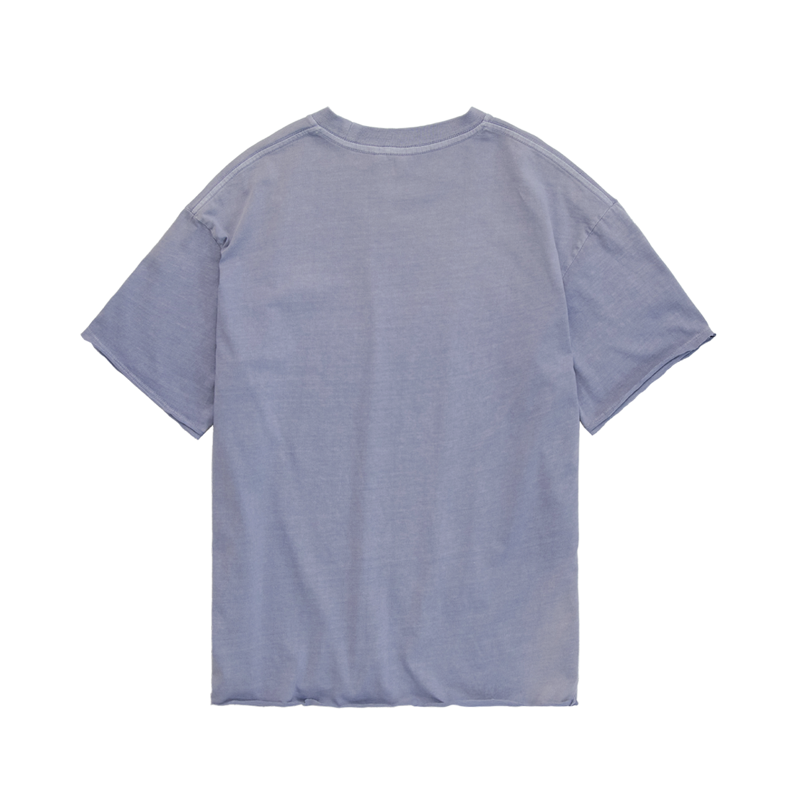 Polyteru - HANK Doodle Cat 1/2 Tee Raw Cut (Purple Blue) product image 2 | TRAB K-Fashion Australia