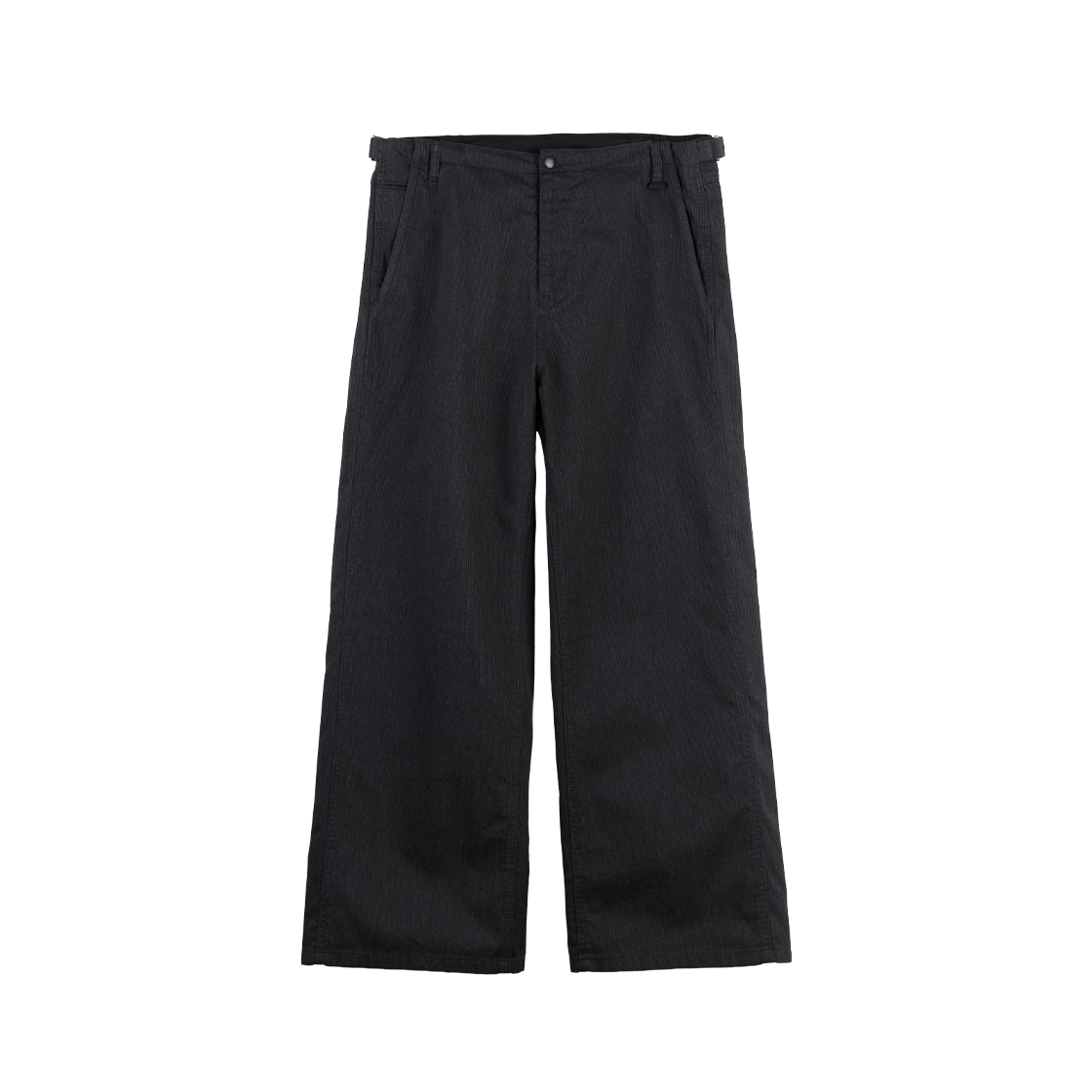 Polyteru - Textured Officer Pants 1.2v (Charcoal Striped) product image 1 | TRAB K-Fashion Australia