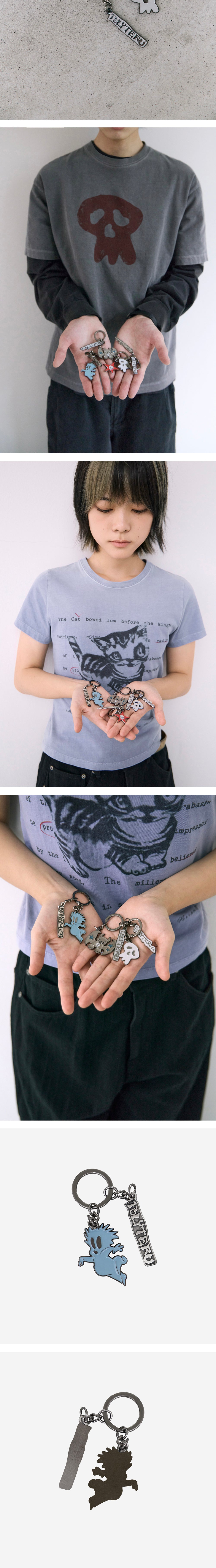 Polyteru - HANK Key Ring 002 (Dancing Ghost) product image 4 | TRAB K-Fashion Australia