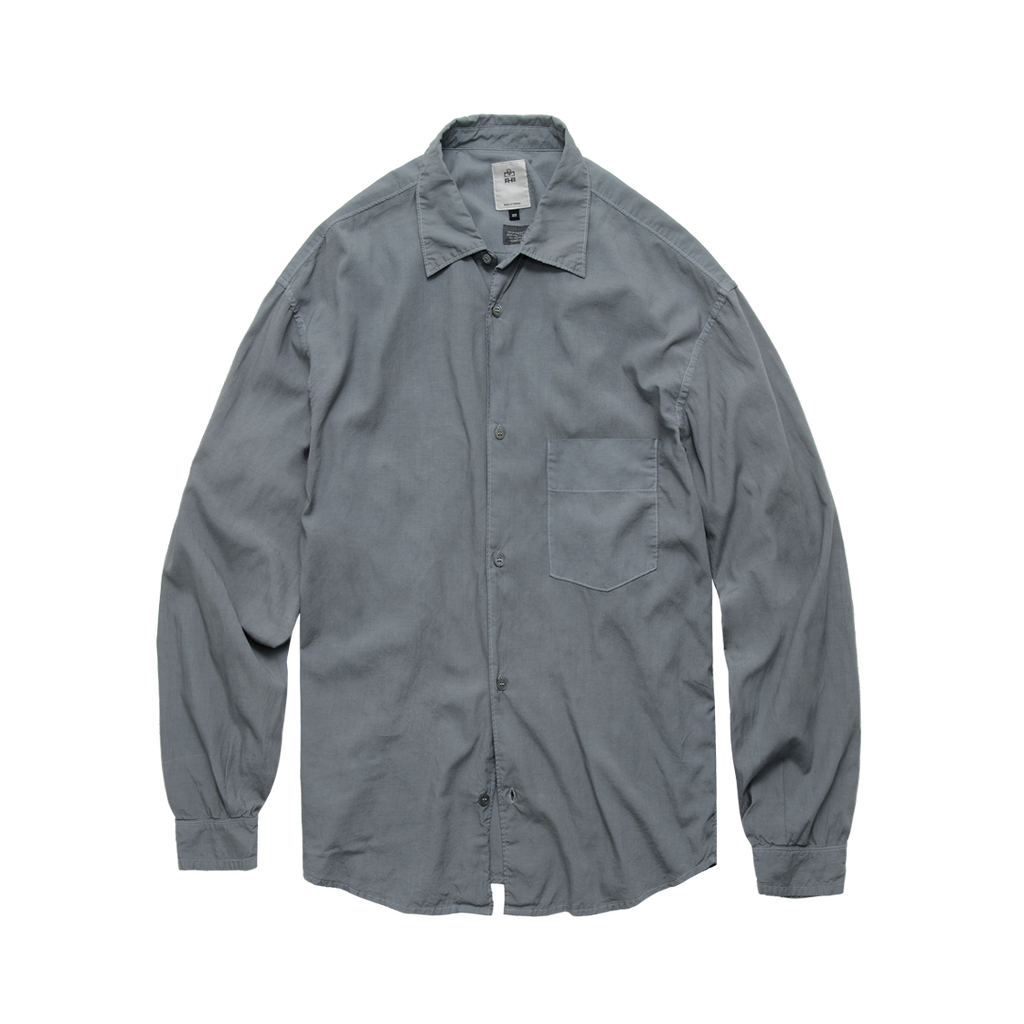 Polyteru - Tenco Loosed Shirt 2.0 Blue (Gray 002) product image 1 | TRAB K-Fashion Australia