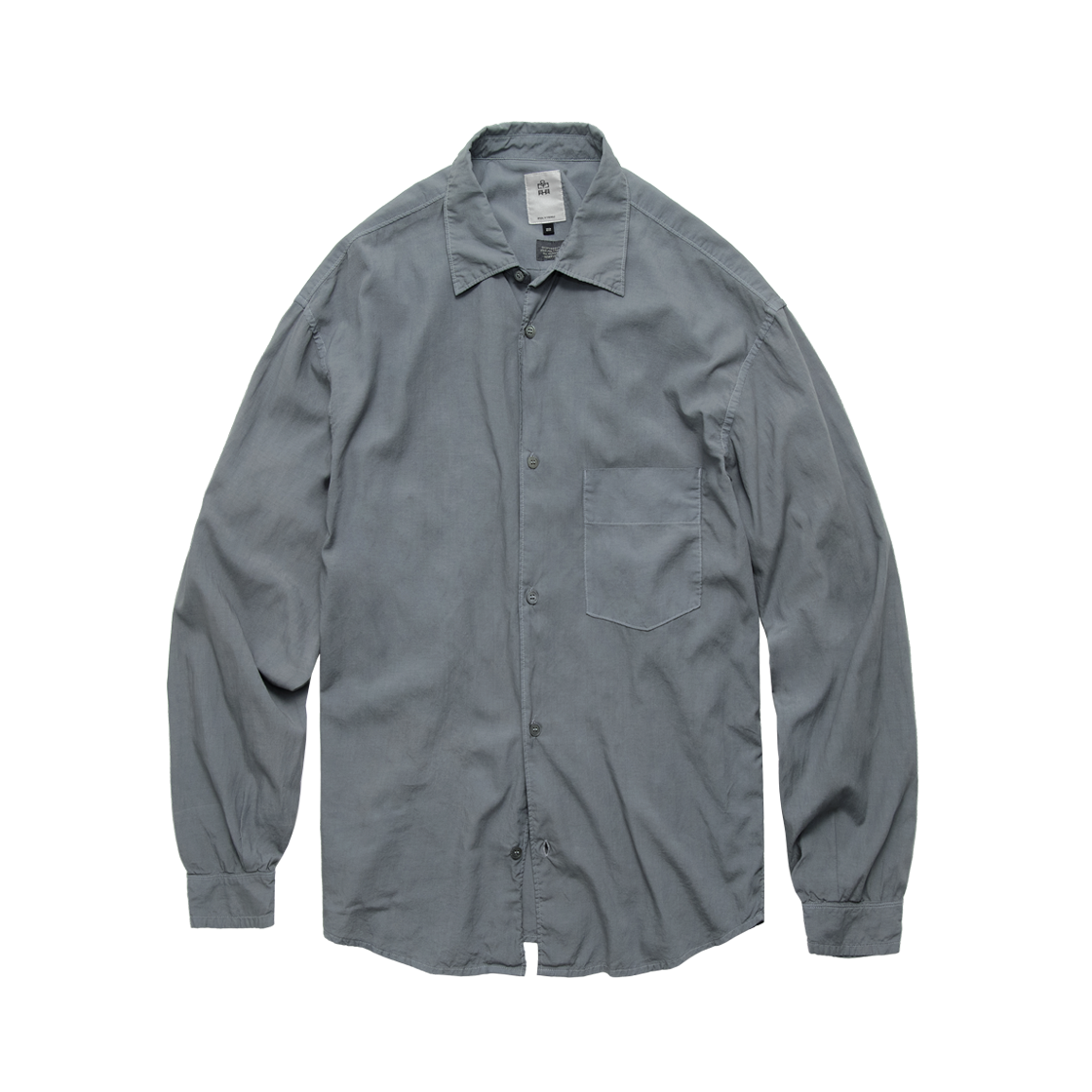 Polyteru - Tenco Loosed Shirt 2.0 Blue (Gray 002) product image 1 | TRAB K-Fashion Australia