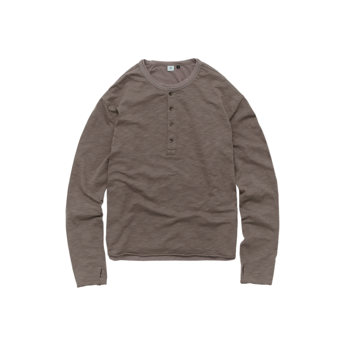 Polyteru - Henley Neck Long Sleeves (Umber) product image 1 | TRAB K-Fashion Australia