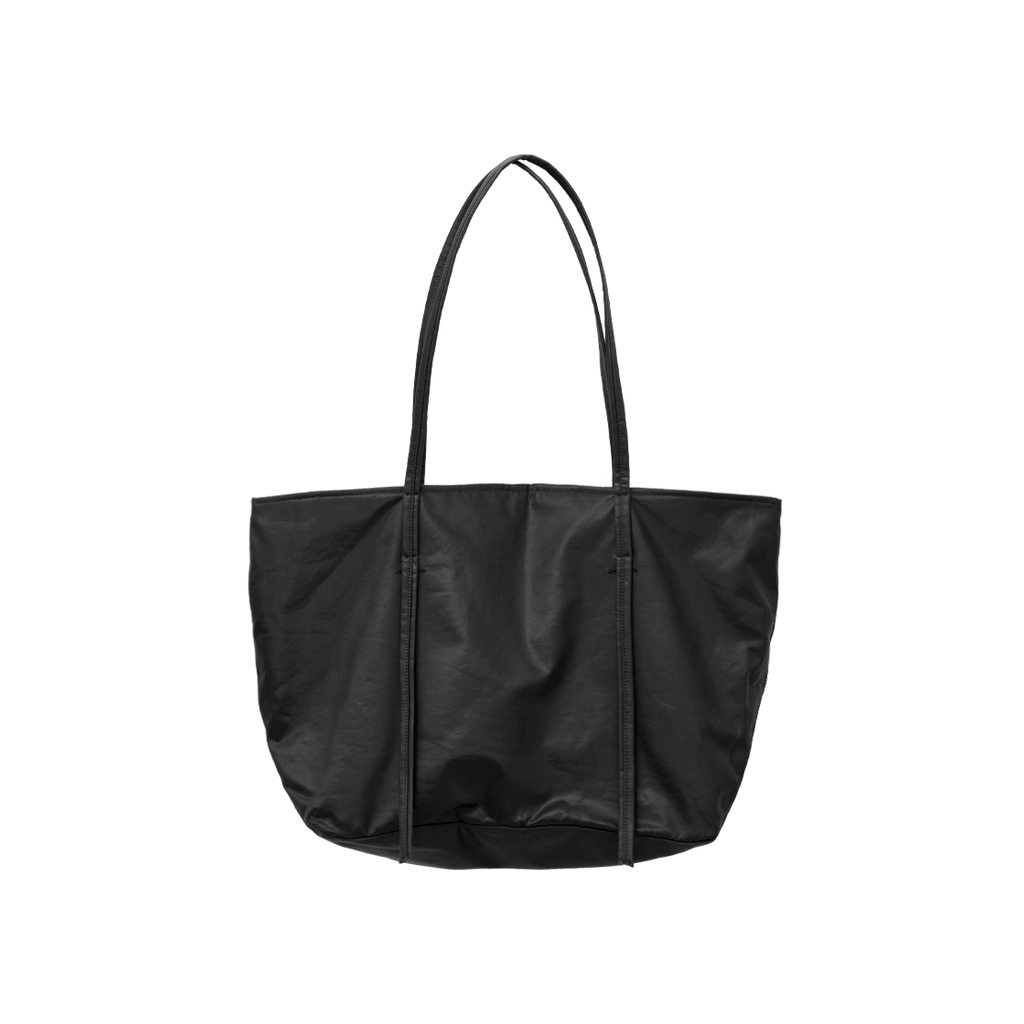Polyteru - Shopper Tote Bag (Coated Black) product image 1 | TRAB K-Fashion Australia