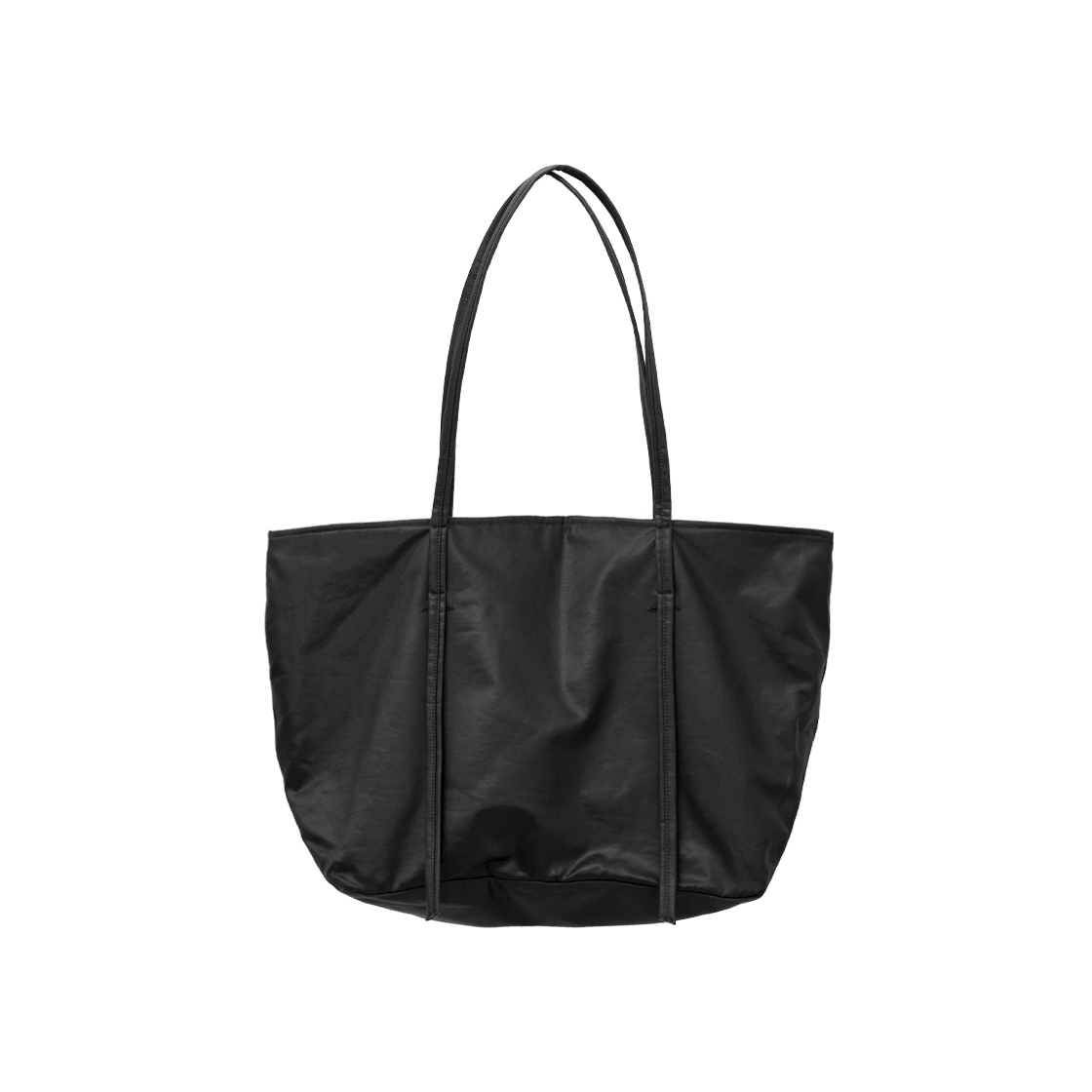 Polyteru - Shopper Tote Bag (Coated Black) product image 1 | TRAB K-Fashion Australia