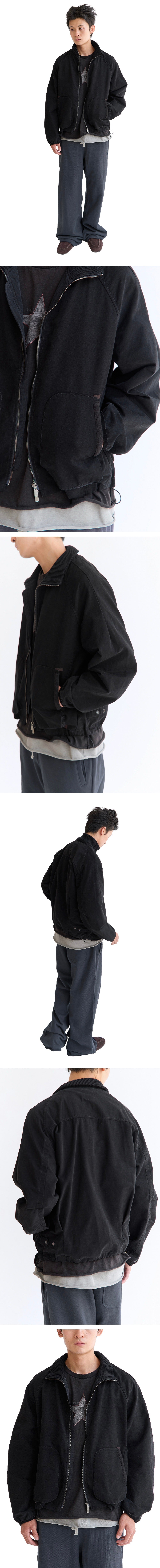 Polyteru - Rib Jacket (Black) product image 4 | TRAB K-Fashion Australia