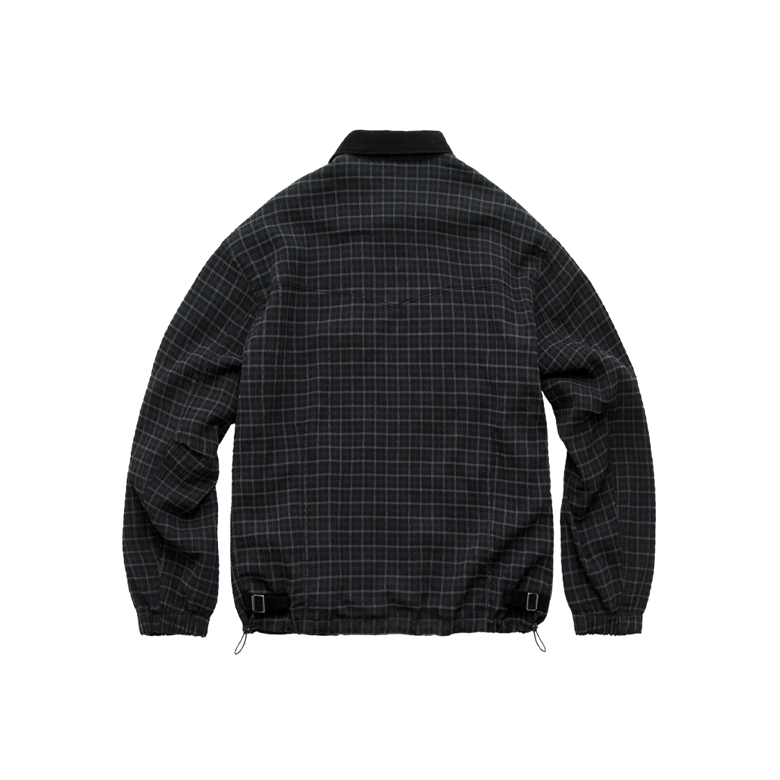 Polyteru - Reversible Blouson Ramie & Check 002 Black Check + (Charcoal) product image 2 | TRAB K-Fashion Australia
