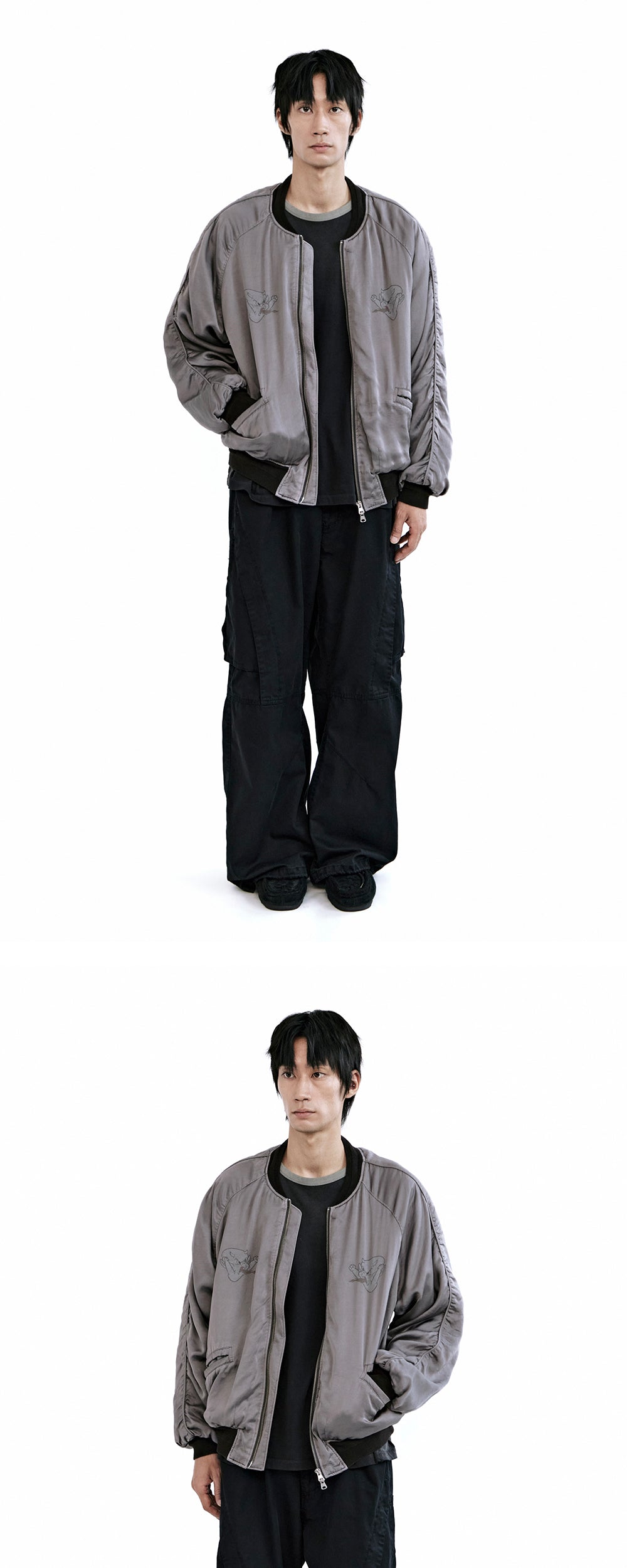 Polyteru - x Hot Stuff Rayon Souvenir Jacket (Lavender) product image 3 | TRAB K-Fashion Australia