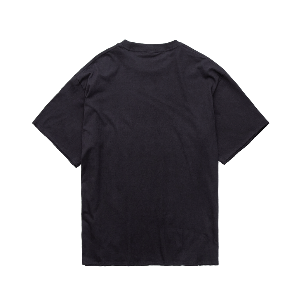 Polyteru - 1/2 Graphic T-Shirt 'Arcadia' Raw Cut (Purple Navy) product image 2 | TRAB K-Fashion Australia