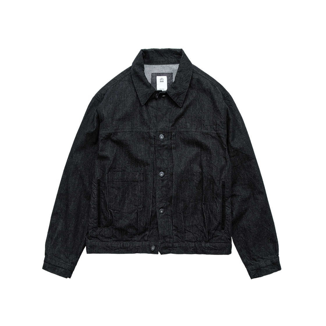 Polyteru - Raw-Grain Trucker Jacket (Dark Indigo) product image 1 | TRAB K-Fashion Australia