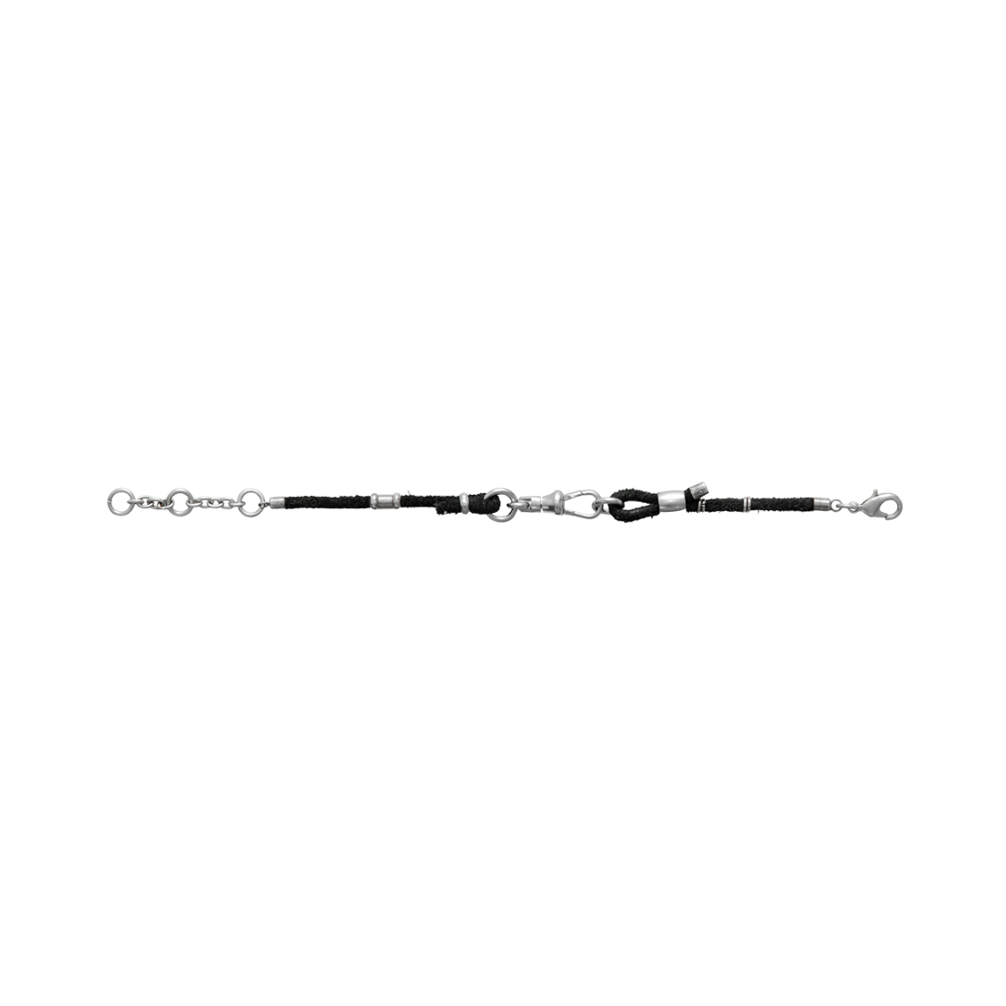 Polyteru - Single Strand Leather Bracelet (Black) product image 2 | TRAB K-Fashion Australia