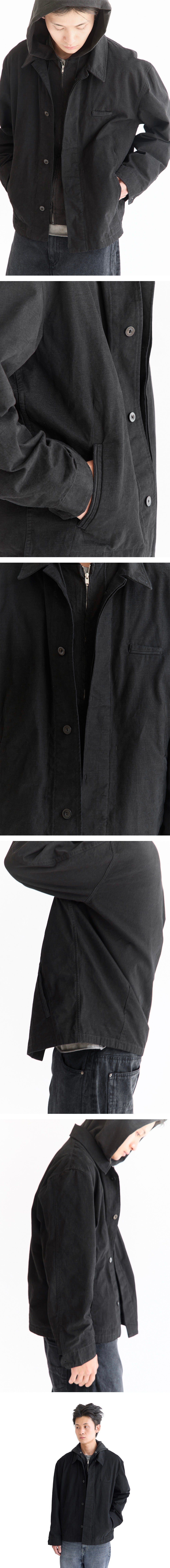 Polyteru - Box Coverall Jacket (Black) product image 3 | TRAB K-Fashion Australia