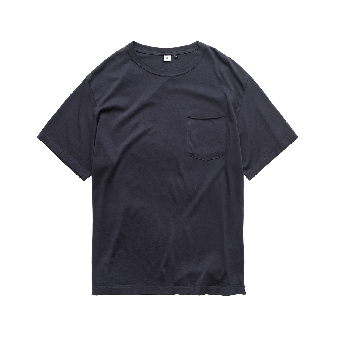 Polyteru - Raw Cut Pocket T-Shirt (Purple Navy) product image 1 | TRAB K-Fashion Australia