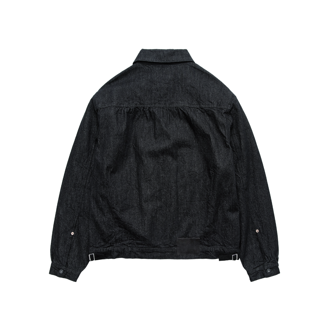 Polyteru - Raw-Grain Trucker Jacket (Dark Indigo) product image 2 | TRAB K-Fashion Australia
