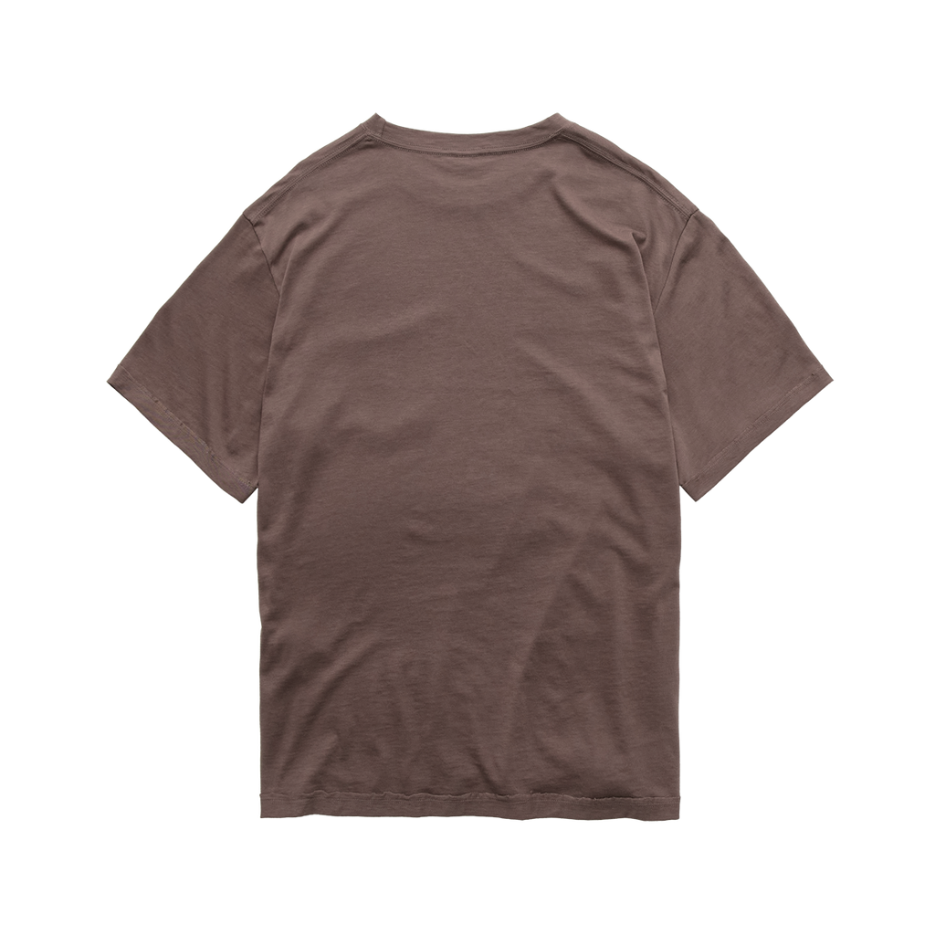 Polyteru - Raw Cut Pocket T-Shirt (Pink Brown) product image 2 | TRAB K-Fashion Australia