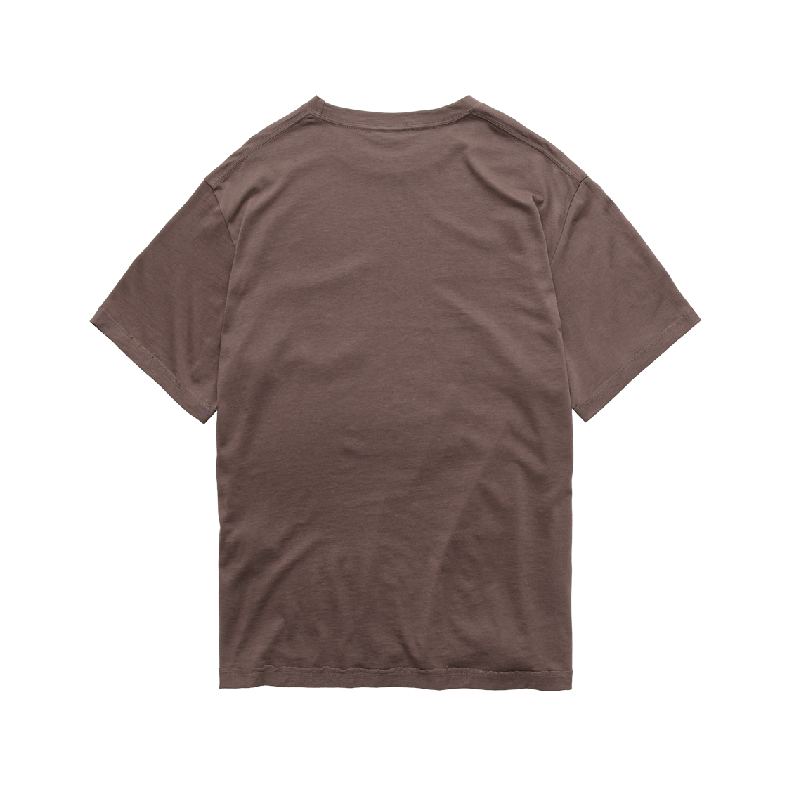 Polyteru - Raw Cut Pocket T-Shirt (Pink Brown) product image 2 | TRAB K-Fashion Australia