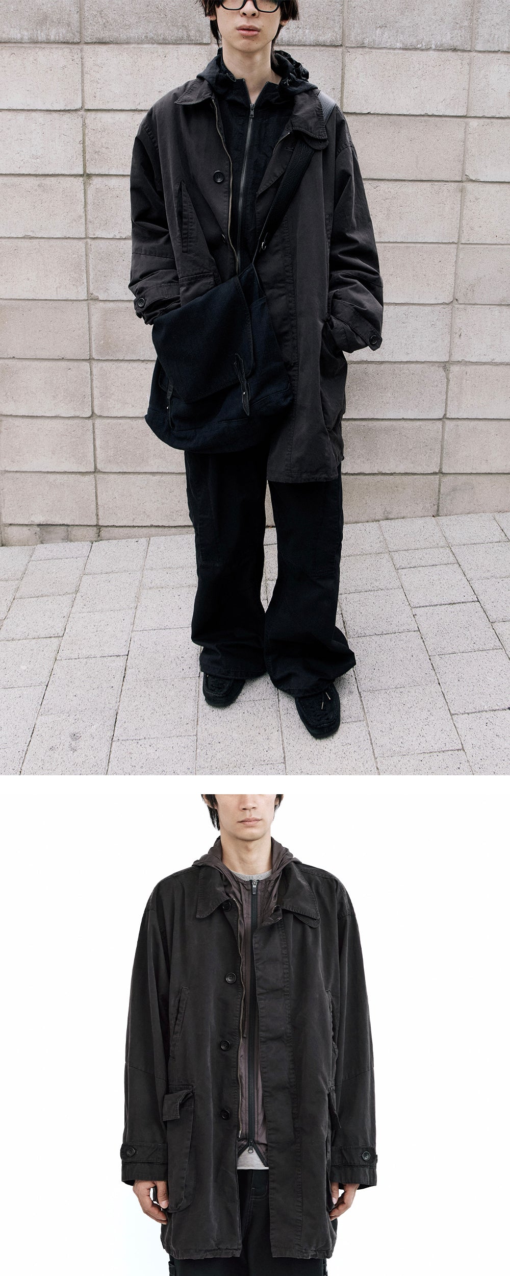 Polyteru - Car Coat (1.2v Charcoal) product image 3 | TRAB K-Fashion Australia