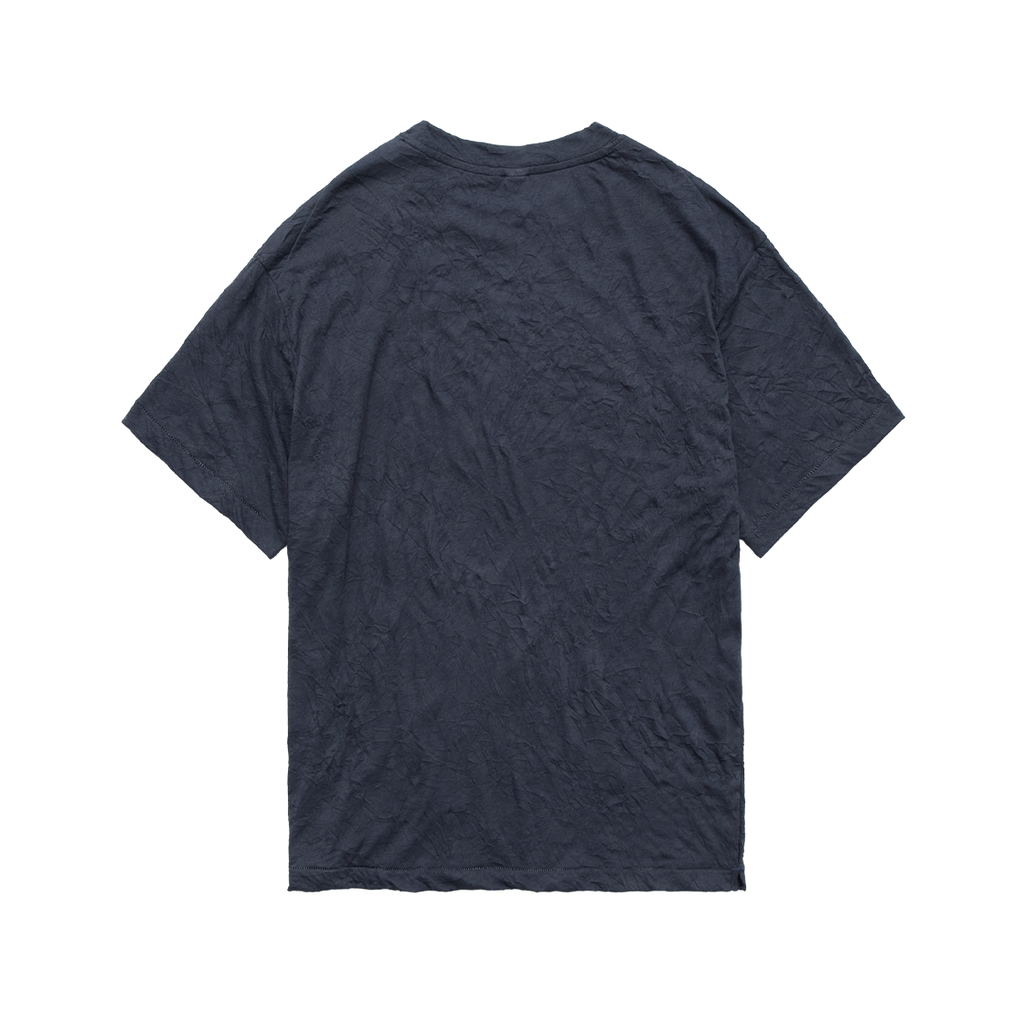 Polyteru - Creased T-Shirt (Charcoal Navy) product image 2 | TRAB K-Fashion Australia