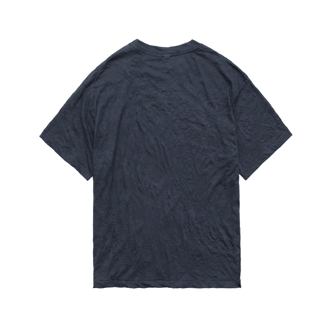 Polyteru - Creased T-Shirt (Charcoal Navy) product image 2 | TRAB K-Fashion Australia
