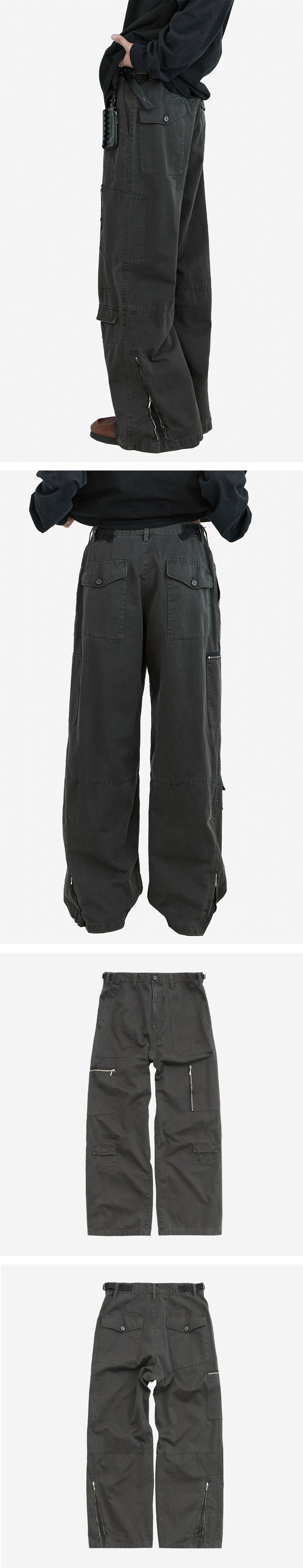 Polyteru - Flight Pants (Khaki Charcoal) product image 4 | TRAB K-Fashion Australia