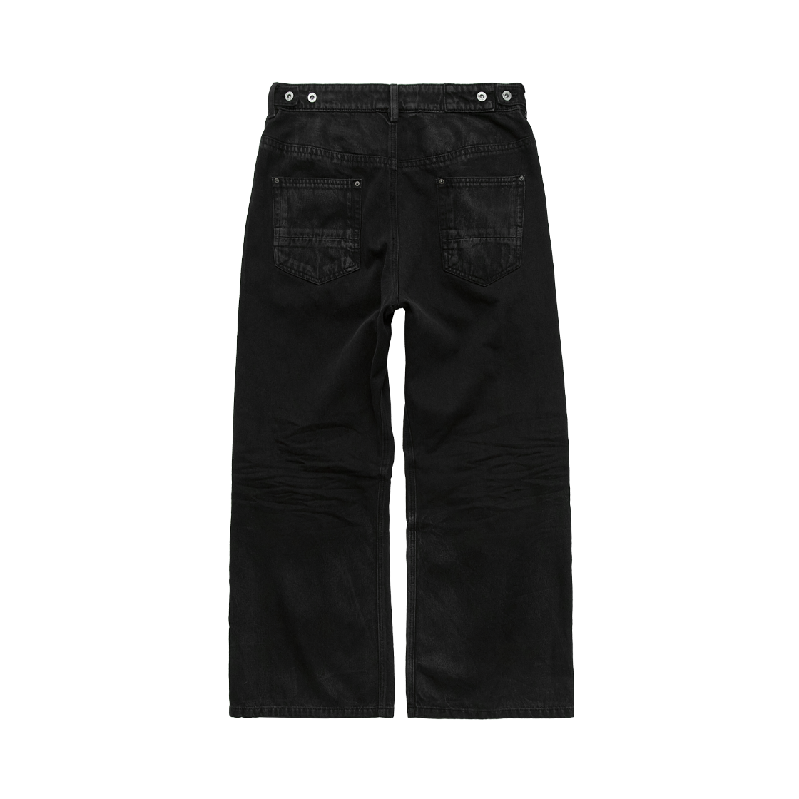 Polyteru - Loosed Coated Jeans (Coated Black) product image 2 | TRAB K-Fashion Australia