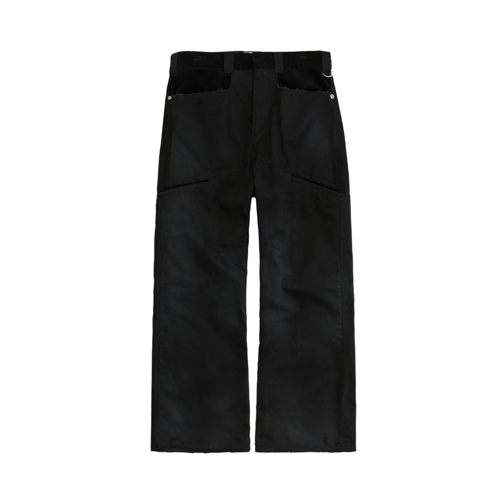 Polyteru - Slash Chino Pants (Black) product image 1 | TRAB K-Fashion Australia
