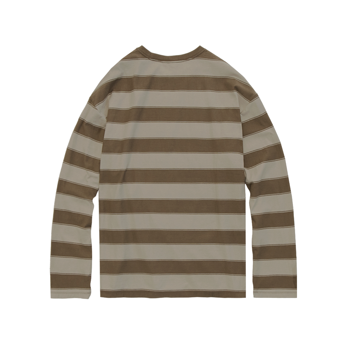 Polyteru - Loosed Striped Long Sleeves (Bold Beige) product image 2 | TRAB K-Fashion Australia
