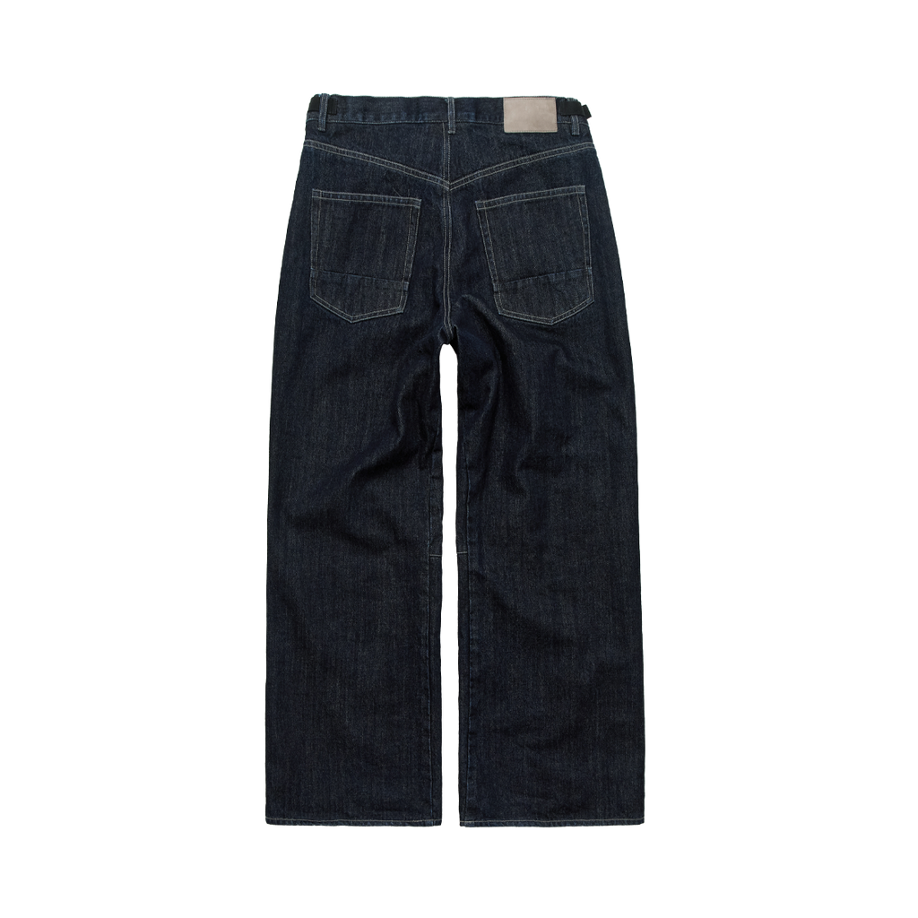 Polyteru - Gosima Denim Pants 1 (Wash Indigo) product image 2 | TRAB K-Fashion Australia