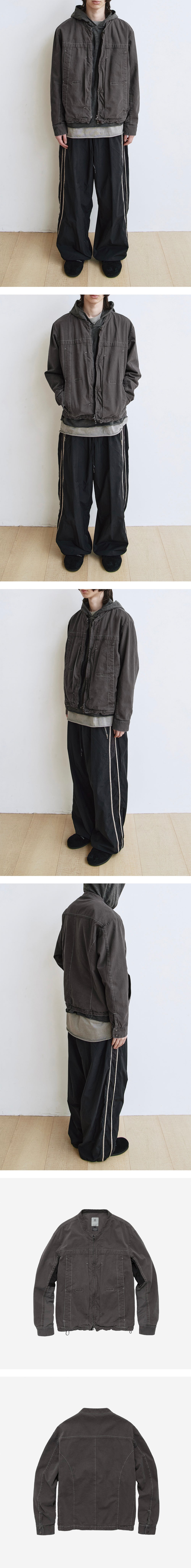 Polyteru - Cafe Racer Jacket (Brown) product image 3 | TRAB K-Fashion Australia