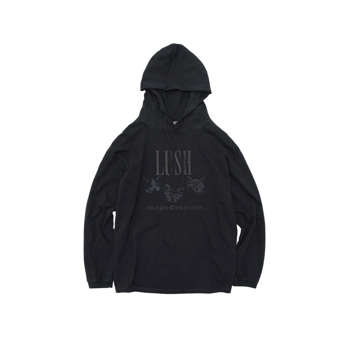 Polyteru - Graphic Hooded Long Sleeves (Lush Ink) product image 1 | TRAB K-Fashion Australia
