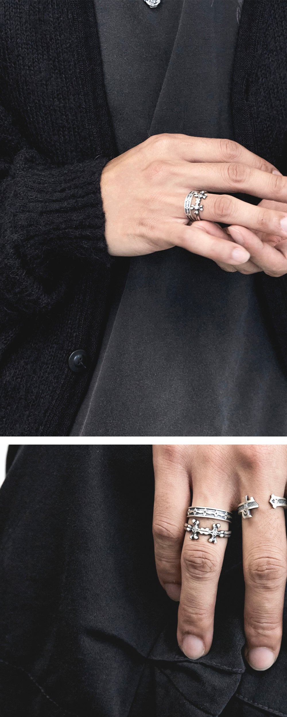 Polyteru - 925 Silver Ring 005 (Star) product image 3 | TRAB K-Fashion Australia