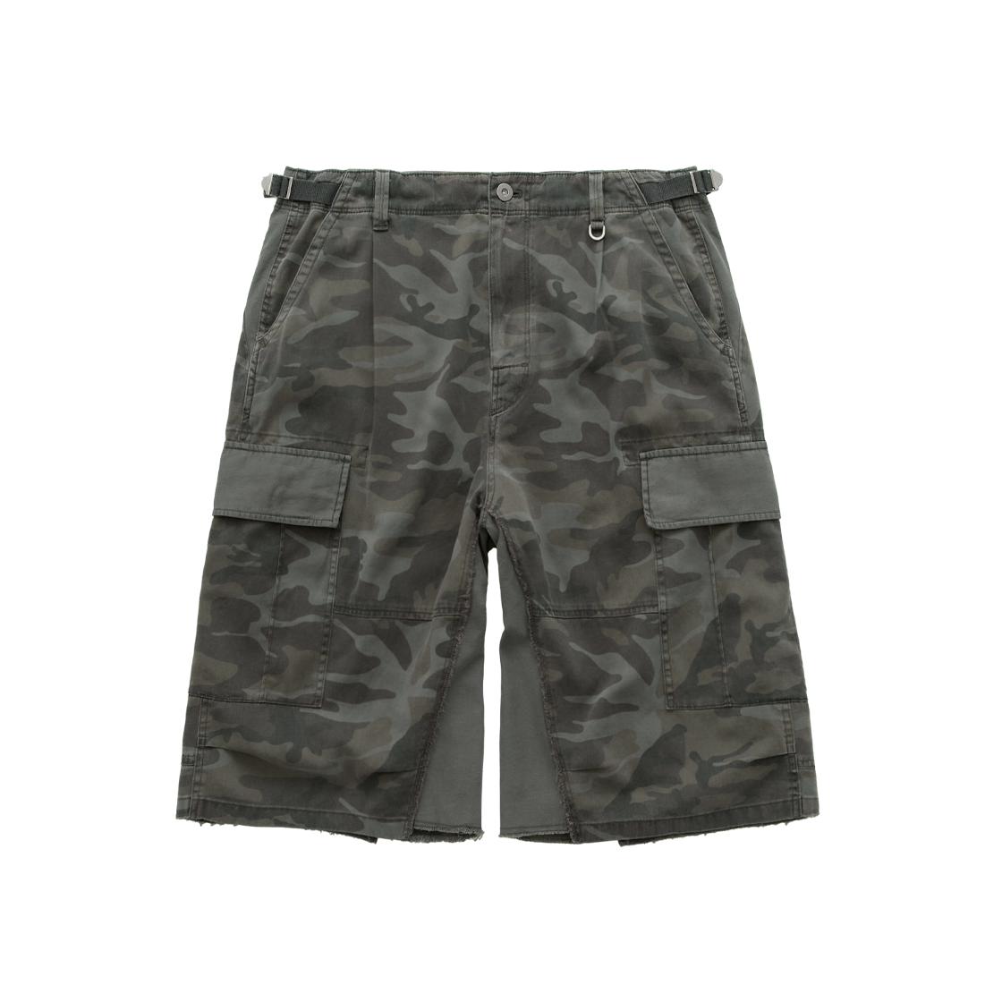 Polyteru - Cargo Bermuda Pants (Camo Olive) product image 1 | TRAB K-Fashion Australia