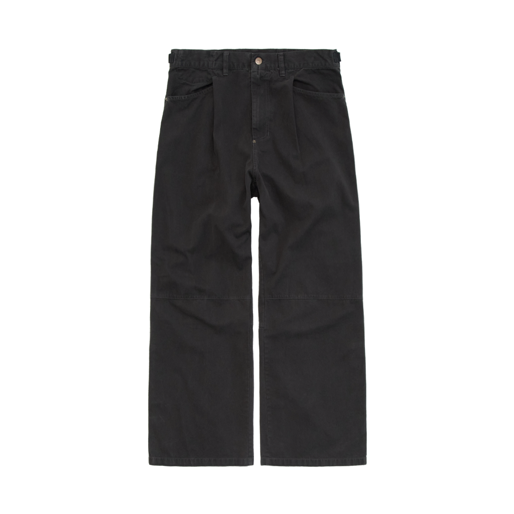 Polyteru - 1011 Gosima Pants Rivet Flowers (Vintage Charcoal) product image 2 | TRAB K-Fashion Australia