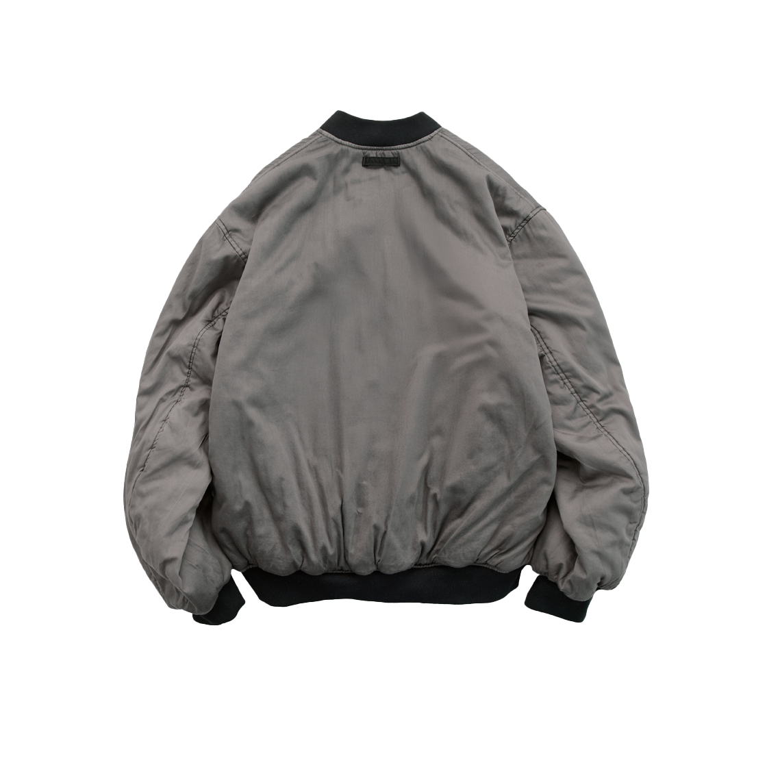 Polyteru - 1011 Reversible Patched MA-1 (Washed Black) product image 4 | TRAB K-Fashion Australia