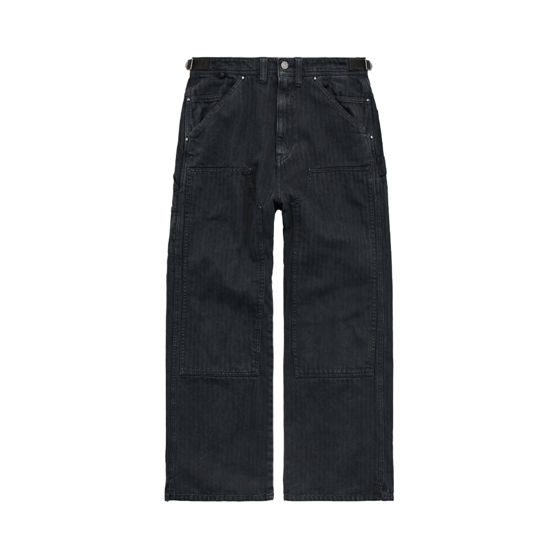 Polyteru - HBT Double Knee Pants (Ink Black) product image 1 | TRAB K-Fashion Australia