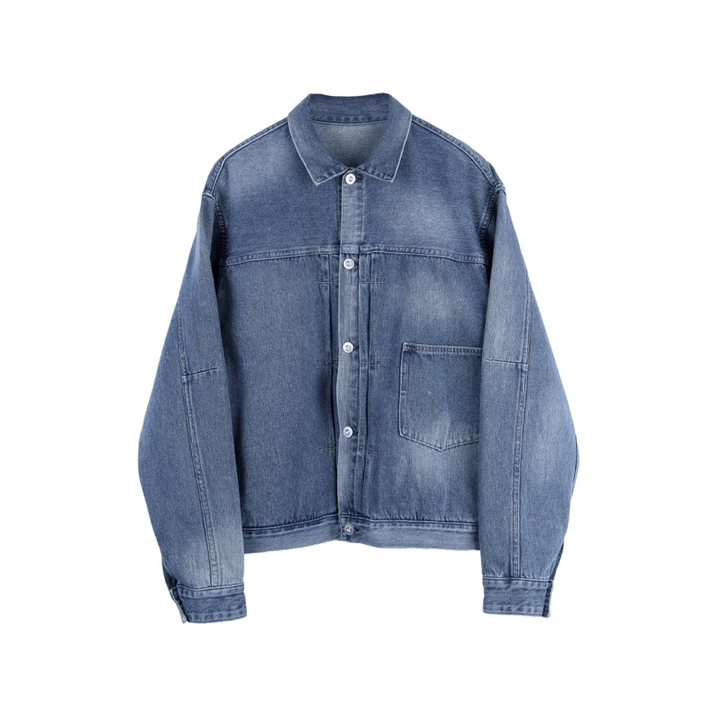 Polyteru - Used Trucker Jacket (Aged Blue) product image 1 | TRAB K-Fashion Australia