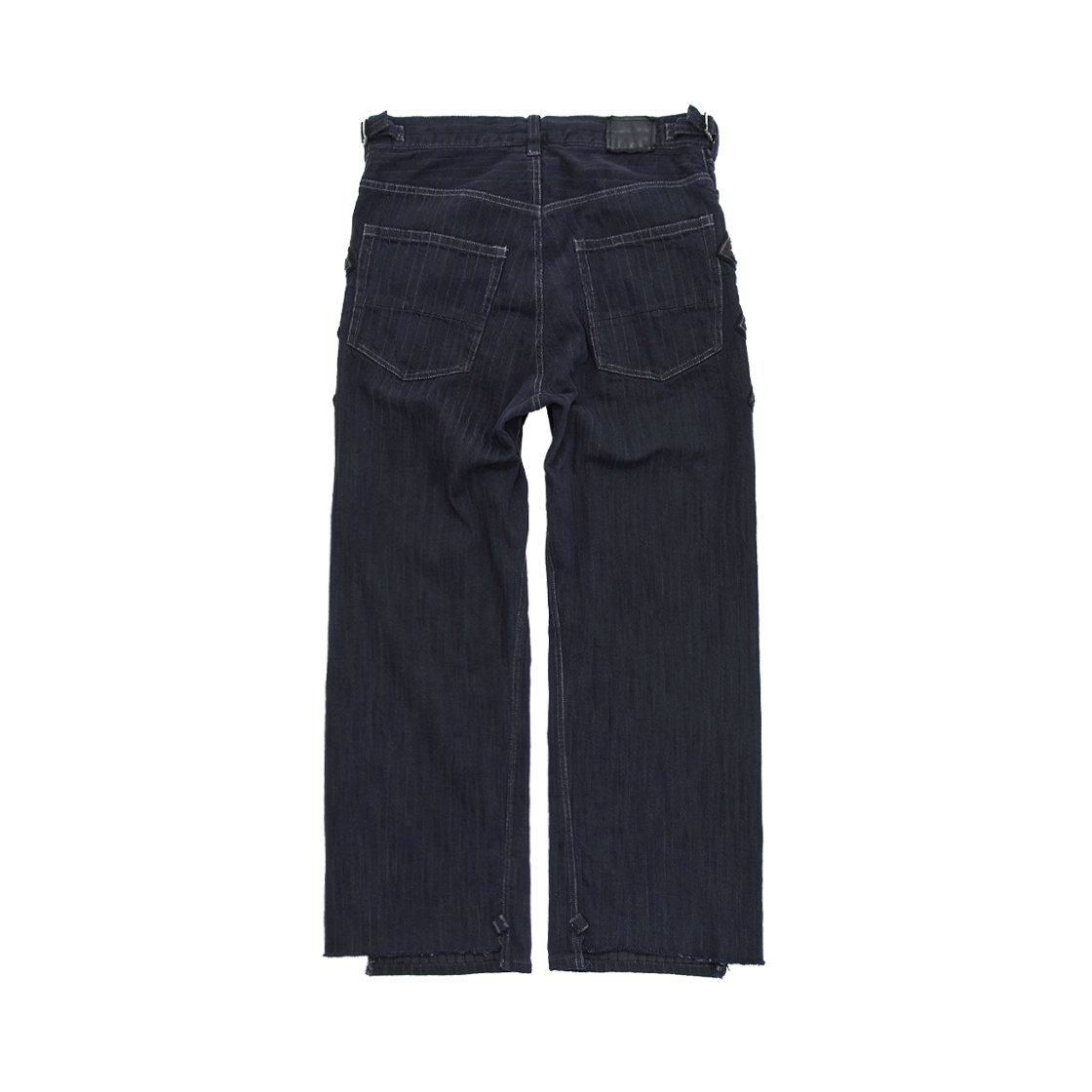 Polyteru - HANK Striped Straight Denim (Blue Charcoal) product image 2 | TRAB K-Fashion Australia