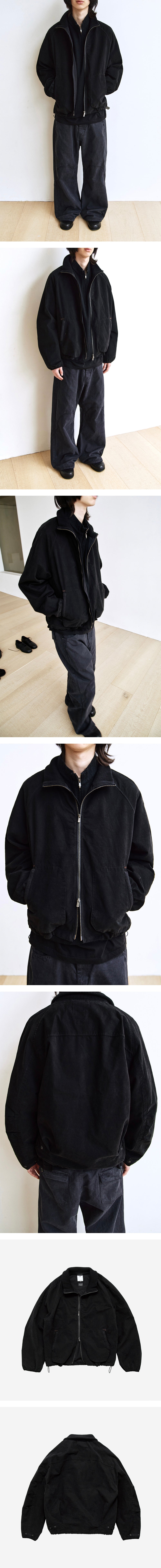 Polyteru - Rib Jacket (Black) product image 3 | TRAB K-Fashion Australia