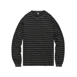 Polyteru - Striped Long Sleeve (Charcoal) product image 1 | TRAB K-Fashion Australia