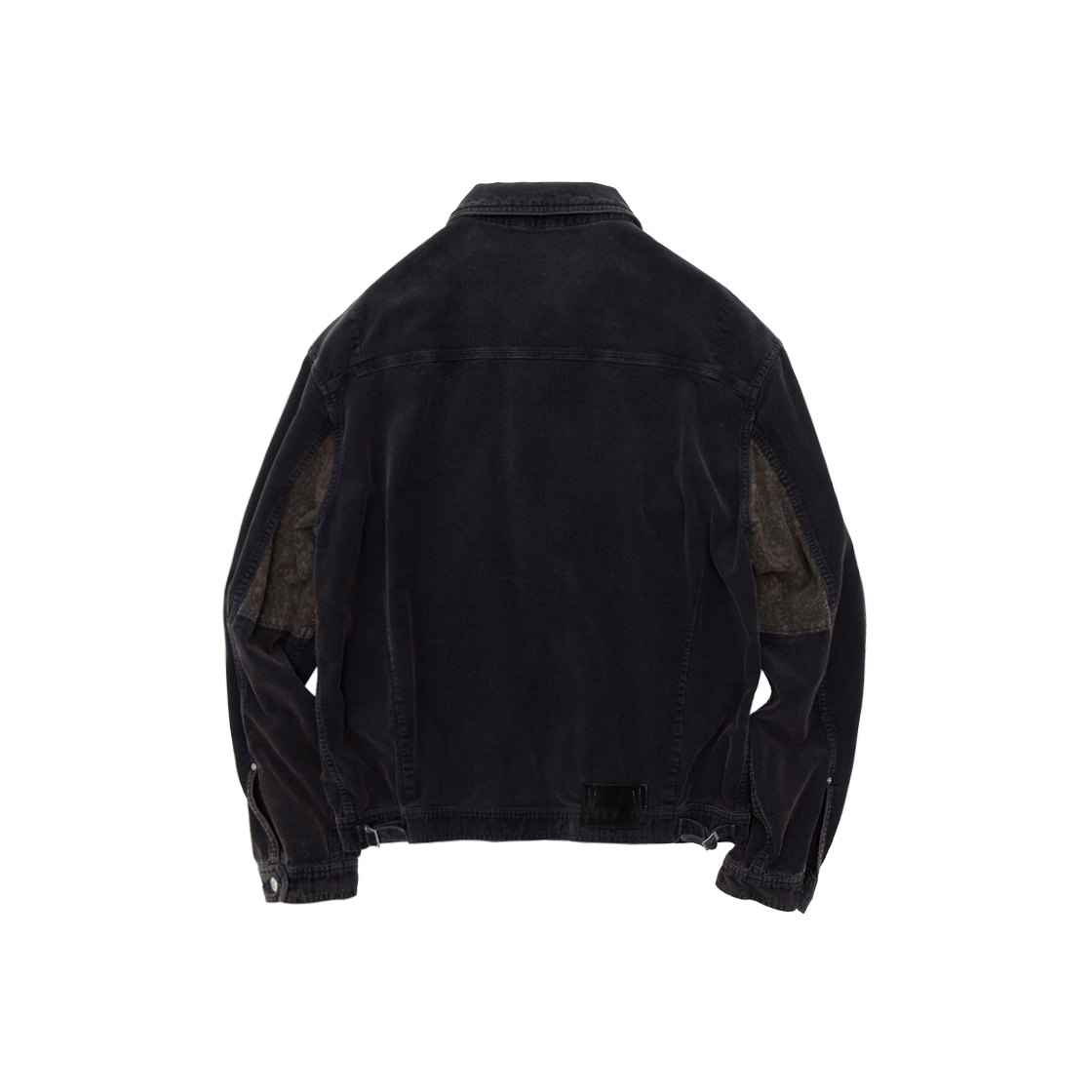 Polyteru - 1011 Paisley Trucker Jacket Corduroy Dark (Purple Navy) product image 2 | TRAB K-Fashion Australia