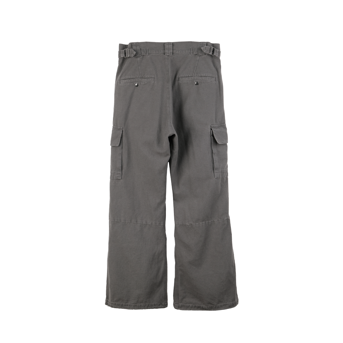 Polyteru - Loosed Cargo Pants Washed (Khaki Gray) product image 2 | TRAB K-Fashion Australia