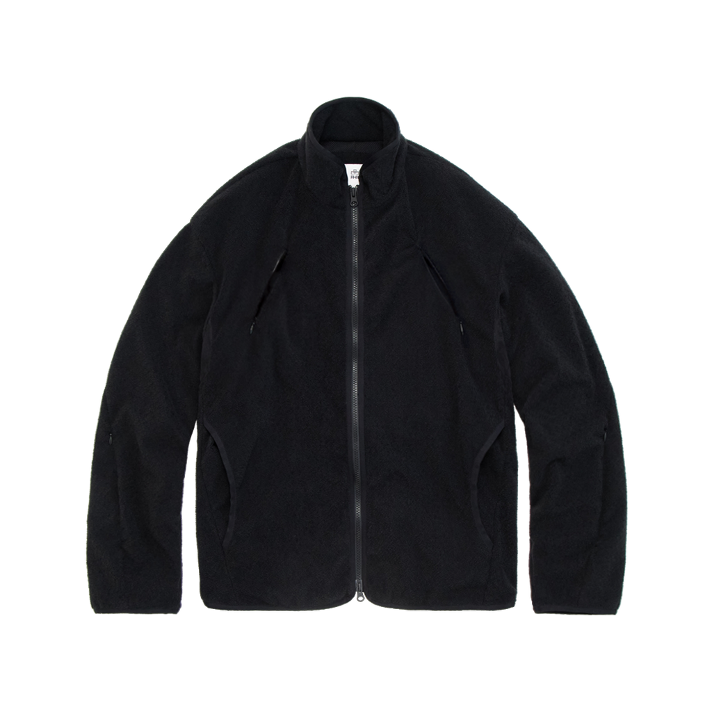 Polyteru - Velour Fleece Jacket (Black) product image 1 | TRAB K-Fashion Australia