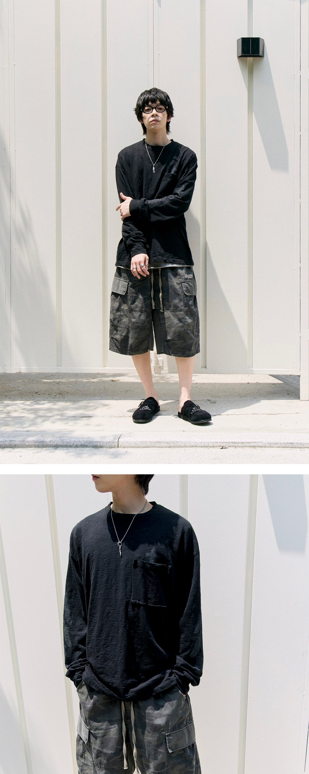 Polyteru - 1011 Feather Long Sleeve (Black) product image 3 | TRAB K-Fashion Australia