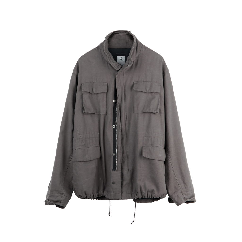 Polyteru - Plained Field Parka (Sage Gray) product image 1 | TRAB K-Fashion Australia
