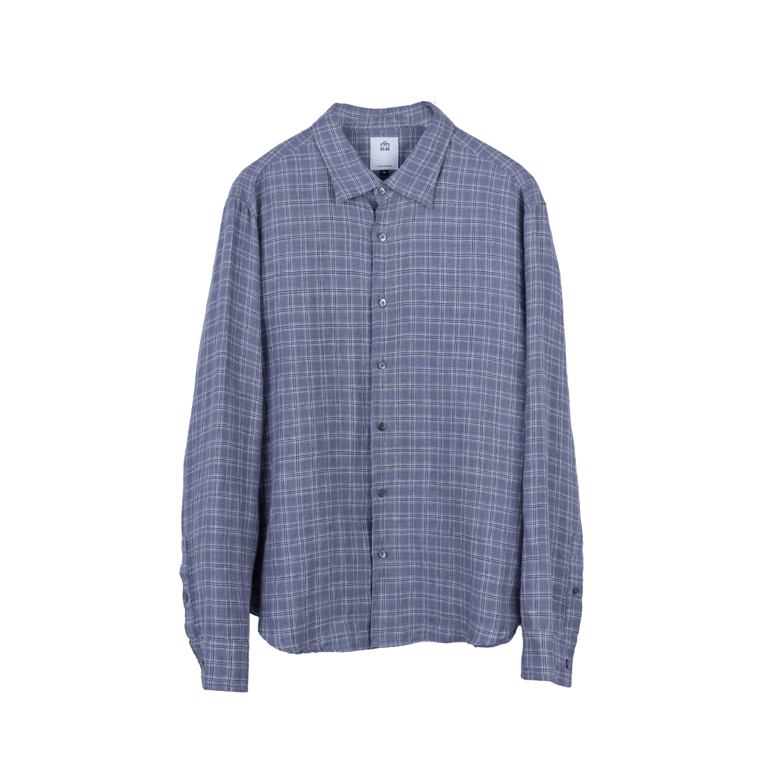 Polyteru - Check Shirt (Blue Gray) product image 1 | TRAB K-Fashion Australia
