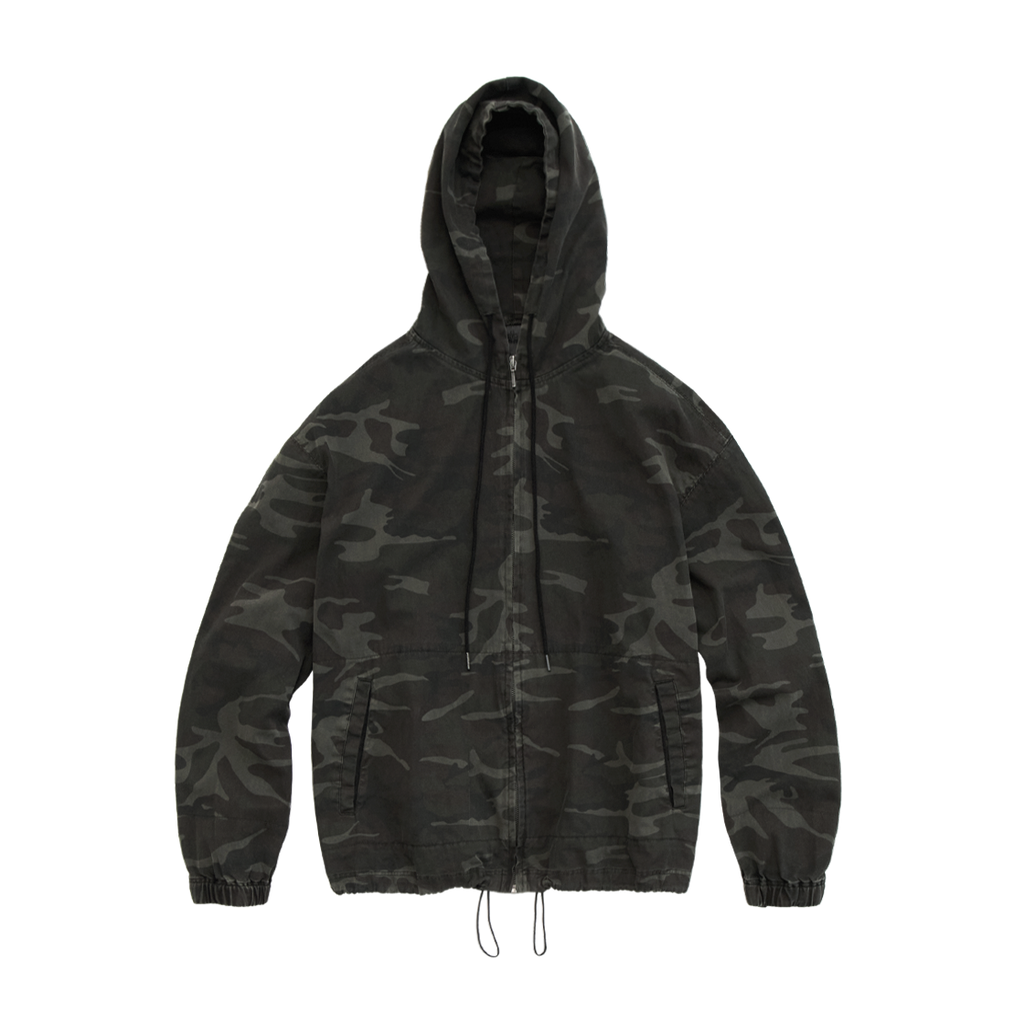 Polyteru - Zip Hoodie Parka (Camo) product image 1 | TRAB K-Fashion Australia