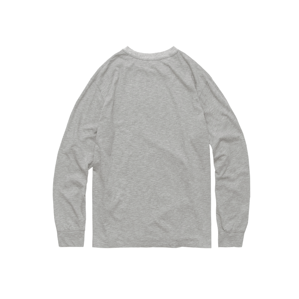 Polyteru - Textured Long Sleeves Slub (Melange Gray) product image 2 | TRAB K-Fashion Australia