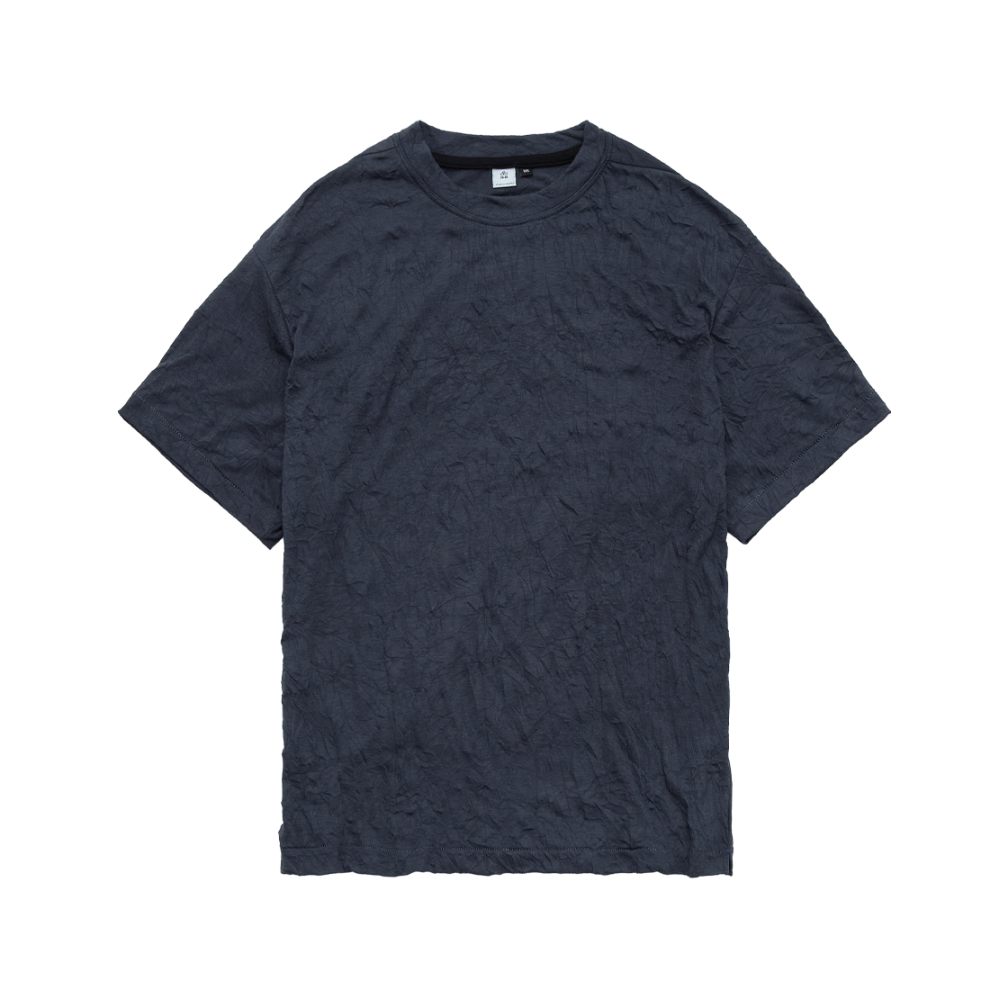 Polyteru - Creased T-Shirt (Charcoal Navy) product image 1 | TRAB K-Fashion Australia