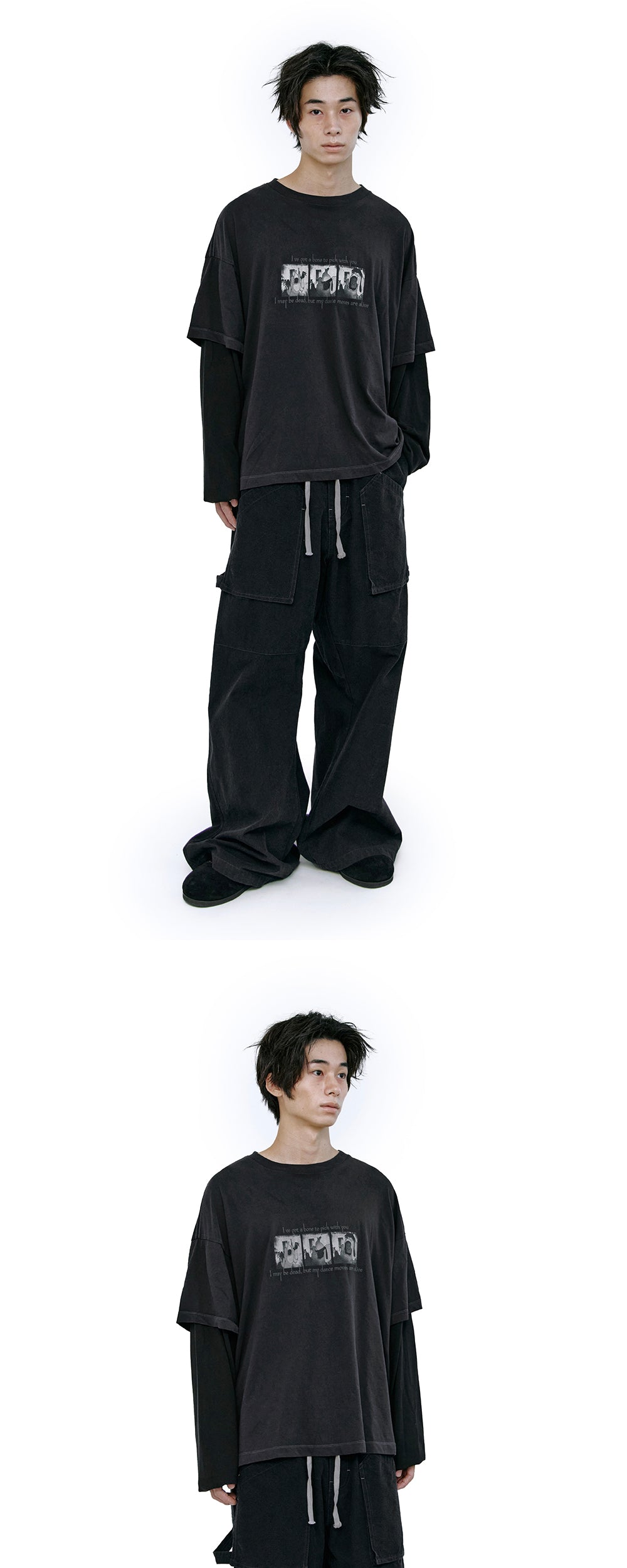 Polyteru - Painter Pajama Pants (Ink) product image 3 | TRAB K-Fashion Australia