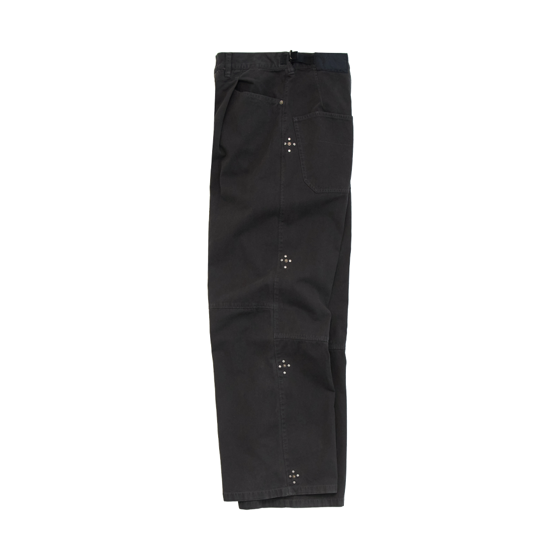 Polyteru - 1011 Gosima Pants Rivet Flowers (Vintage Charcoal) product image 1 | TRAB K-Fashion Australia